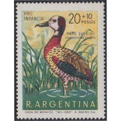 Argentina 847 1969 Sobrecarga Pro Infancia Pato MNH