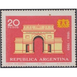 Argentina 848 1969 Centenario de la Escuela Militar MNH