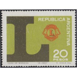 Argentina 860 1969 50 Aniversario de Lions Club MNH
