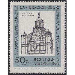 Argentina 874 1970 IV Centenario de la Diócesis de Tucuman MNH