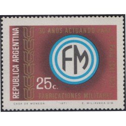 Argentina 906 1971 30 Años de la Industria de fabricaciones militares