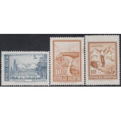 Argentina 912/914 197 Serie Corriente Inscripción República Argentina MNH