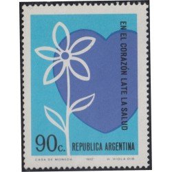 Argentina 931 1972 Mes Mundial del Corazón MNH