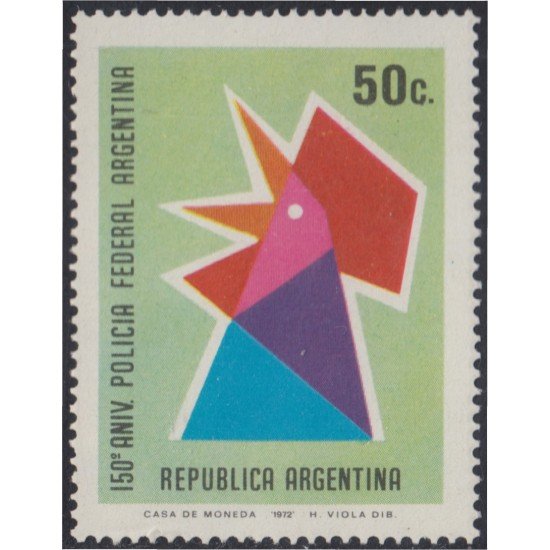 Argentina 939 1973 150 Años de la policía Federal MNH