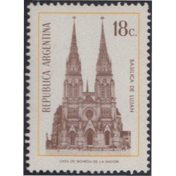 Argentina 958 1973 Serie Corriente. Basílica de Lujan MNH Argentina 958 1973 Serie Corriente. Basílica de Lujan MNH