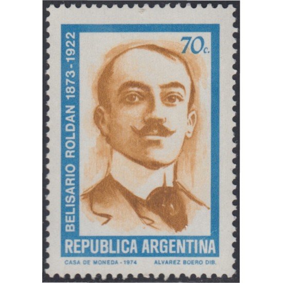 Argentina 979 Centenario del nacimiento de Belisario Roldan MNH Argentina 979 Centenario del nacimiento de Belisario Roldan MNH
