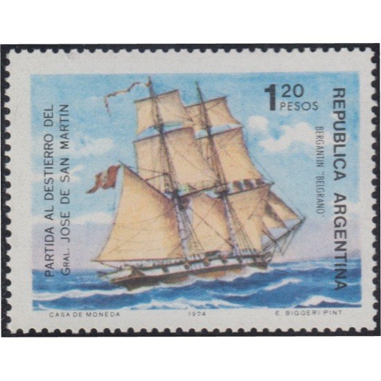 Argentina 986 1974 Día de la Marina MNH