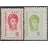 Argentina 1038/1039 1975 Serie Corriente. General José de San Martín MNH