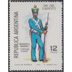 Argentina 1052 1976 Día del Ejercito MNH Argentina 1052 1976 Día del Ejercito MNH