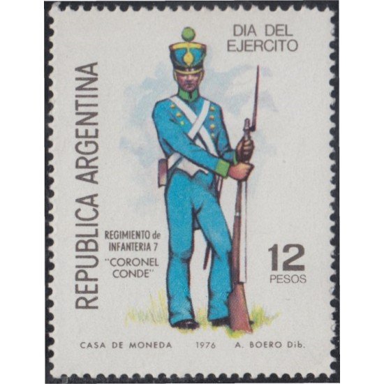 Argentina 1052 1976 Día del Ejercito MNH