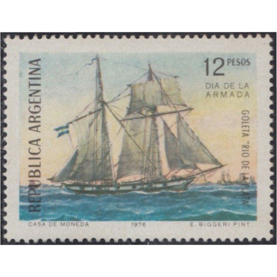 Argentina 1057 1976 Día de la Marina MNH