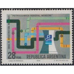 Argentina 1070 1976 Infraestructuras Nacionales MNH Argentina 1070 1976 Infraestructuras Nacionales MNH