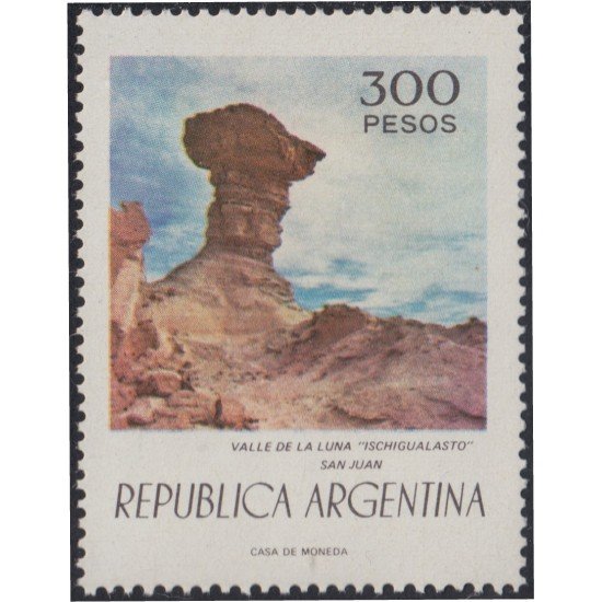 Argentina 1075 1977 Serie Corriente. Sin filigrana MNH Argentina 1075 1977 Serie Corriente. Sin filigrana MNH