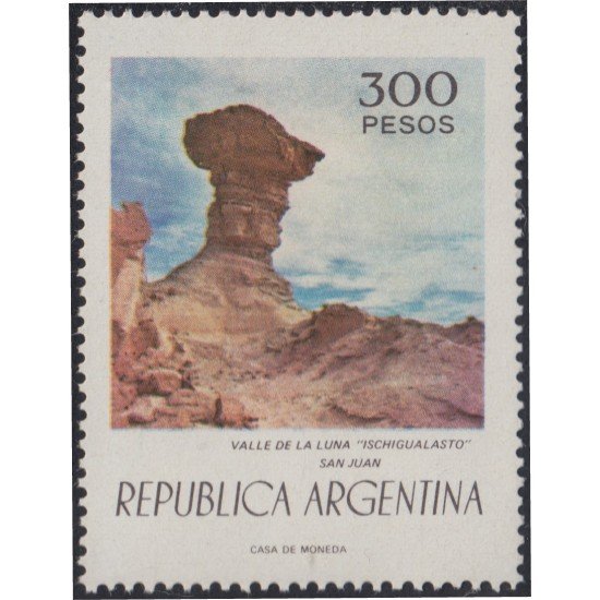 Argentina 1075 1977 Serie Corriente. Sin filigrana MH Argentina 1075 1977 Serie Corriente. Sin filigrana MH