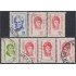 Argentina 1085/90a 1977 Serie Corriente. Personajes Usados