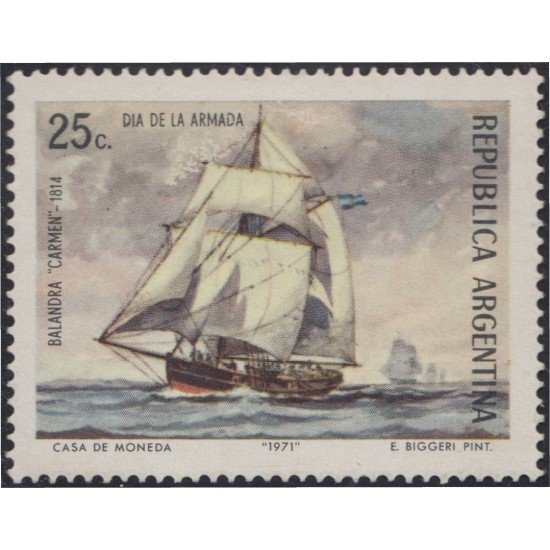 Argentina 898 1971 Día de la Marina MH Argentina 898 1971 Día de la Marina MH