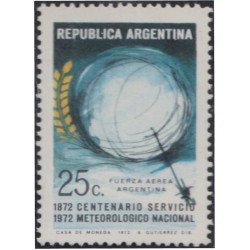 Argentina 925 1972 Centenario del servicio meteorológico nacional MH