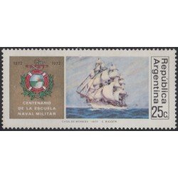 Argentina 928 Centenario de la Escuela naval Militar MH
