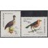 Argentina 941/42 1973 Sobrecarga Pro Infancia Pájaros Birds MH