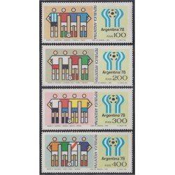 Argentina 1119/22 1978 Copa del Mundo de Fútbol Argentina 78 MNH Argentina 1119/22 1978 Copa del Mundo de Fútbol Argentina 78 MNH