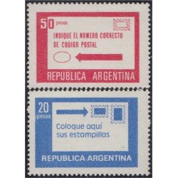 Argentina 1144/45 1978 Slogans postales MNH  
