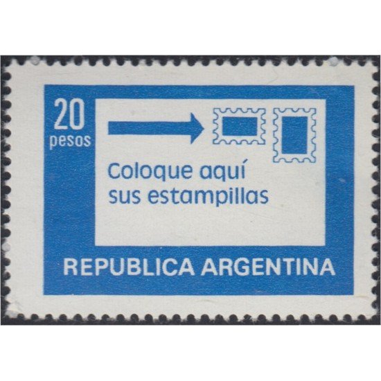 Argentina 1144a 1978 Slogans postales MNH  