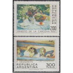 Argentina 1164/65 1979 Arte Pinturas Paints MNH Argentina 1164/65 1979 Arte Pinturas Paints MNH