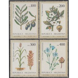 Argentina 1172/75 1979 Agricultura nacional. Plantas alimentarias MNH Argentina 1172/75 1979 Agricultura nacional. Plantas alimentarias MNH