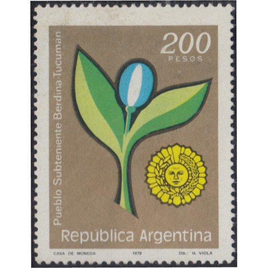 Argentina 1178 1979 Villa Berdina Tucuman MNH 