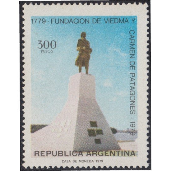 Argentina 1189 1979 Fundación de las Villas Veidma y Carmen de Patagonés MNH Argentina 1189 1979 Fundación de las Villas Veidma y Carmen de Patagonés MNH