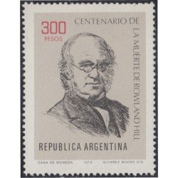 Argentina 1190 1979 Centenario de la Muerte de Rowland Hill MNH Argentina 1190 1979 Centenario de la Muerte de Rowland Hill MNH