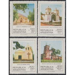 Argentina 1197/00 1979 Iglesias churches MNH Argentina 1197/00 1979 Iglesias churches MNH