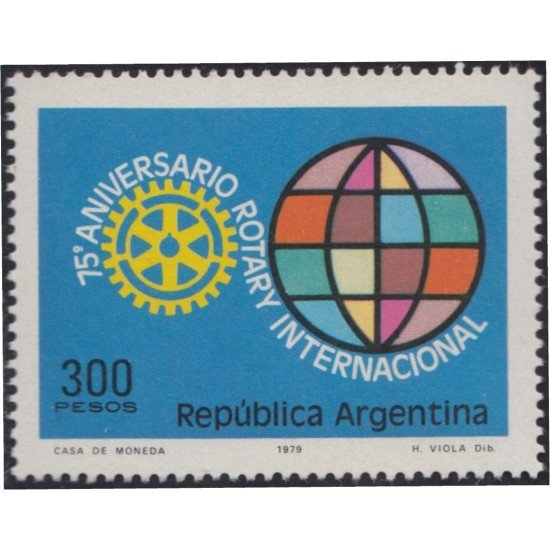 Argentina 1208 1979 75º Aniversario de Rotary Internacional MNH 