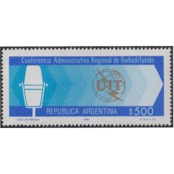 Argentina 1211 1980 Conferencia administrativa regional de la radiofusión MNH 
