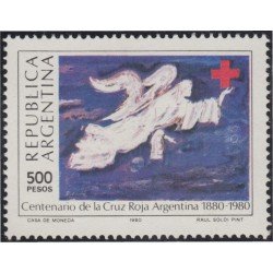 Argentina 1213 1980 Centenario de la Cruz Roja argentina MNH 