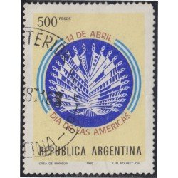 Argentina 1214 1980 Día delas Américas usado 