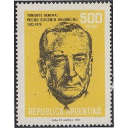 Argentina 1223 1980 Teniente Gral. Pedro Eugenio Aramburu MNH 