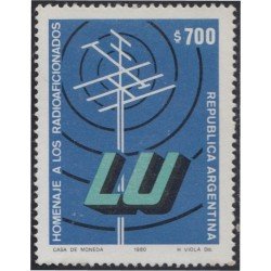 Argentina 1233 1980 Homenaje a los radioaficionados MNH 