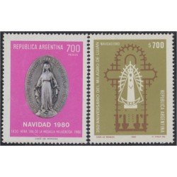Argentina 1234/35 1980 Navidad Christmas MNH Argentina 1234/35 1980 Navidad Christmas MNH