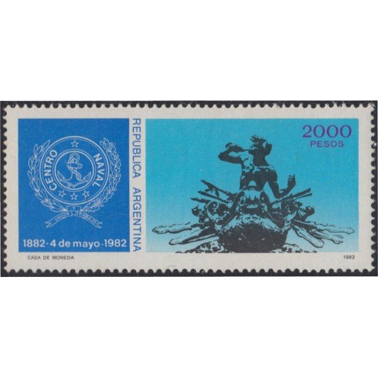 Argentina 1289 1982 Centenario del Centro Naval MNH 
