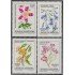 Argentina 1290/93 1982 Serie Antigua Flores Flowers MNH 