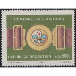 Argentina 1304 1982 75º Aniversario del Scoutismo MNH 
