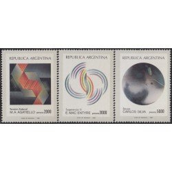 Argentina 1320/22 1982 Artés Plásticas Argentinas MNH 
