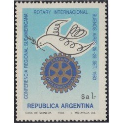 Argentina 1380 1983 Conferencia regional sudamericana de Rotary International MNH 