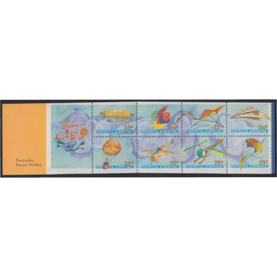 Argentina C1914 1995 Serie Antigua Cielo Sky carnet MNH 