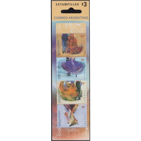 Argentina C2278 2001 Danzas típicas carnet MNH