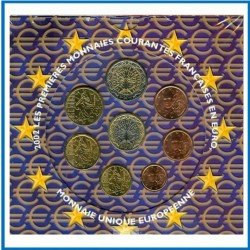 Francia France 2002 Cartera Oficial Monedas € euros Set Francia France 2002 Cartera Oficial Monedas € euros Set