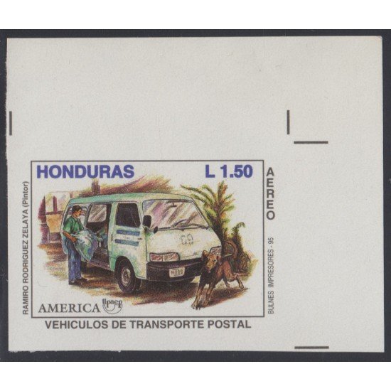 Upaep 1994 Honduras 856A sin dentar variedad variety