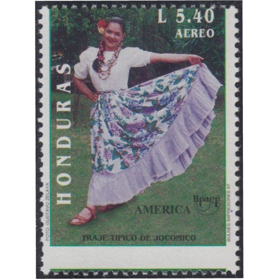 Upaep 1996 Honduras 874 Variedad dentado
