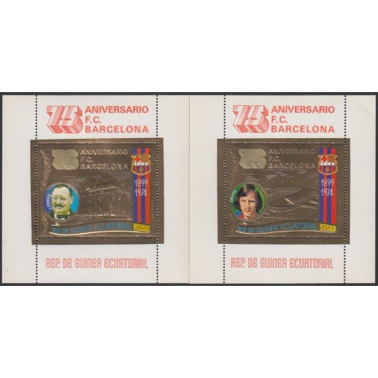 Guinea Ecuatorial Equatorial Guinea HB Fútbol Club Barcelona Cruyff Gamper MNH